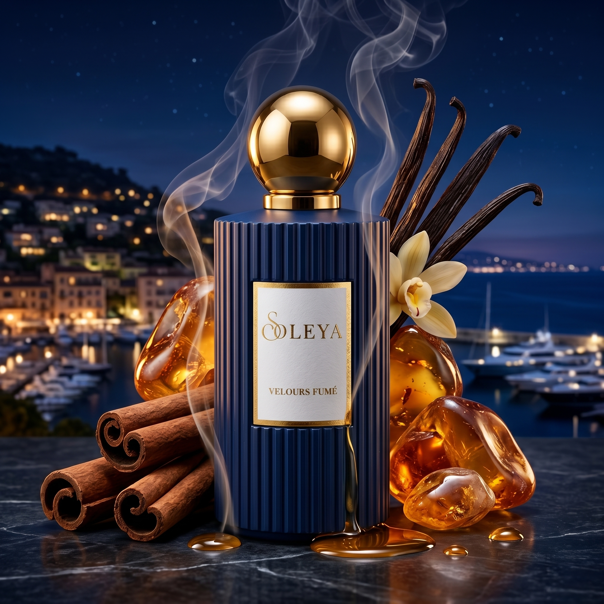 Velours Fumé – The Seductive Glow of the Night